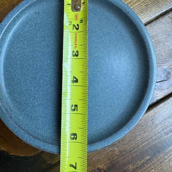 Certified‎ International Nancy Green Blue Speckled Stoneware Plates (Set of 3) - Picture 4 of 5